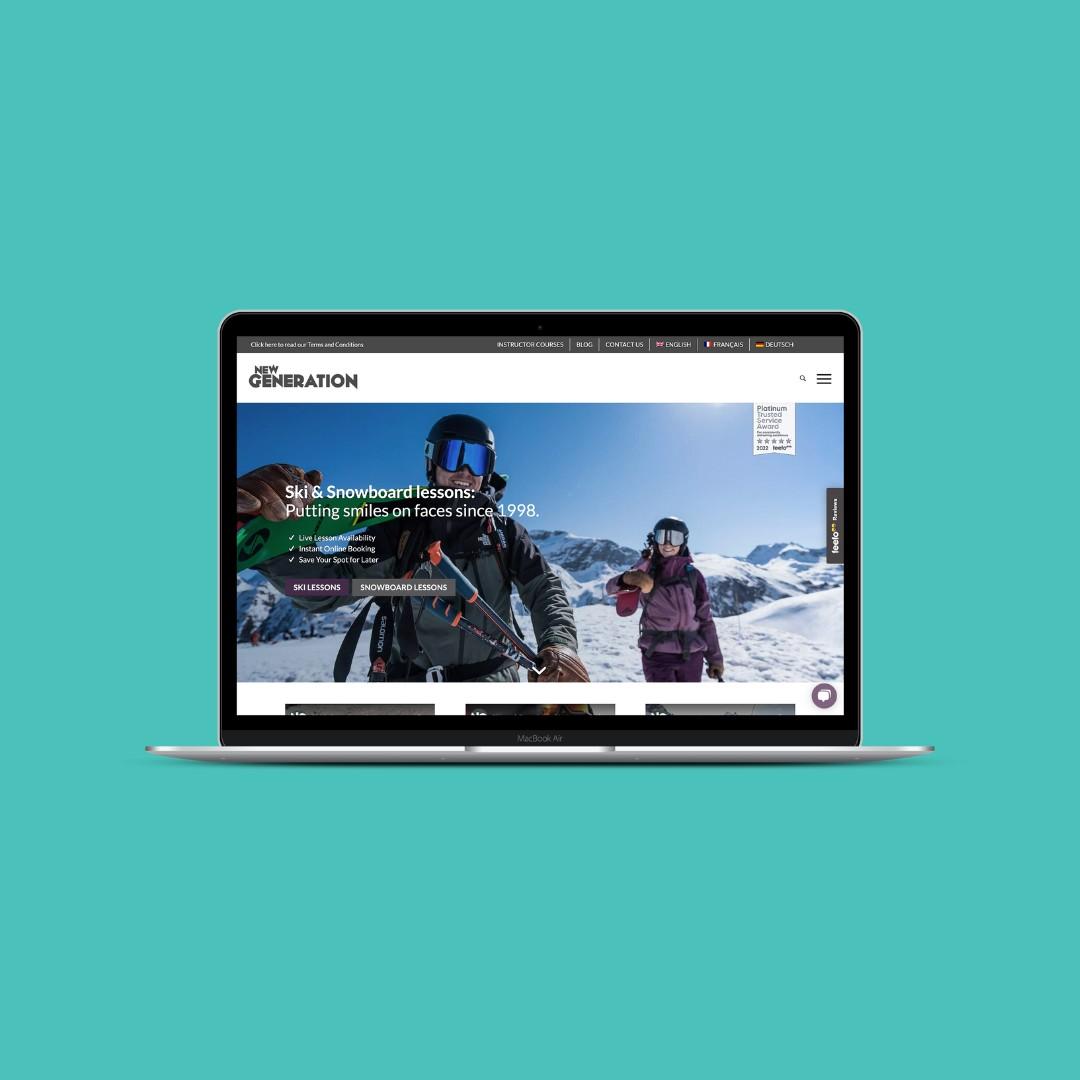 Ski New Generation Website 1