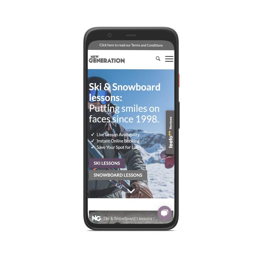 Ski New Generation Website 2
