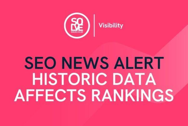 historic data affects rankings