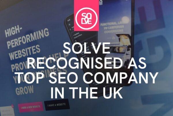 solve recognised as a top seo company in the UK