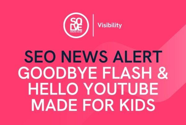 SEO News: Goodbye Flash