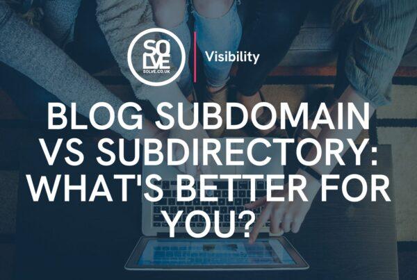 Blog Subdomain vs Subdirectory