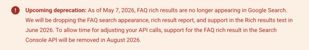 Google Pulls the Plug on FAQ Rich Results 2 Google Pulls the Plug on FAQ Rich Results 1