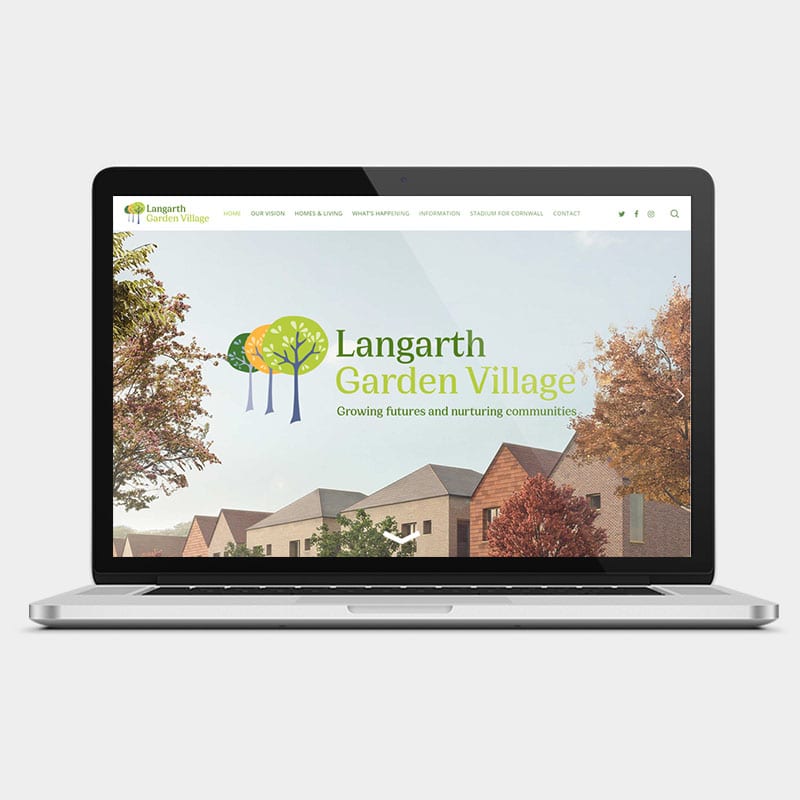 Langarth Garden Village Website 1