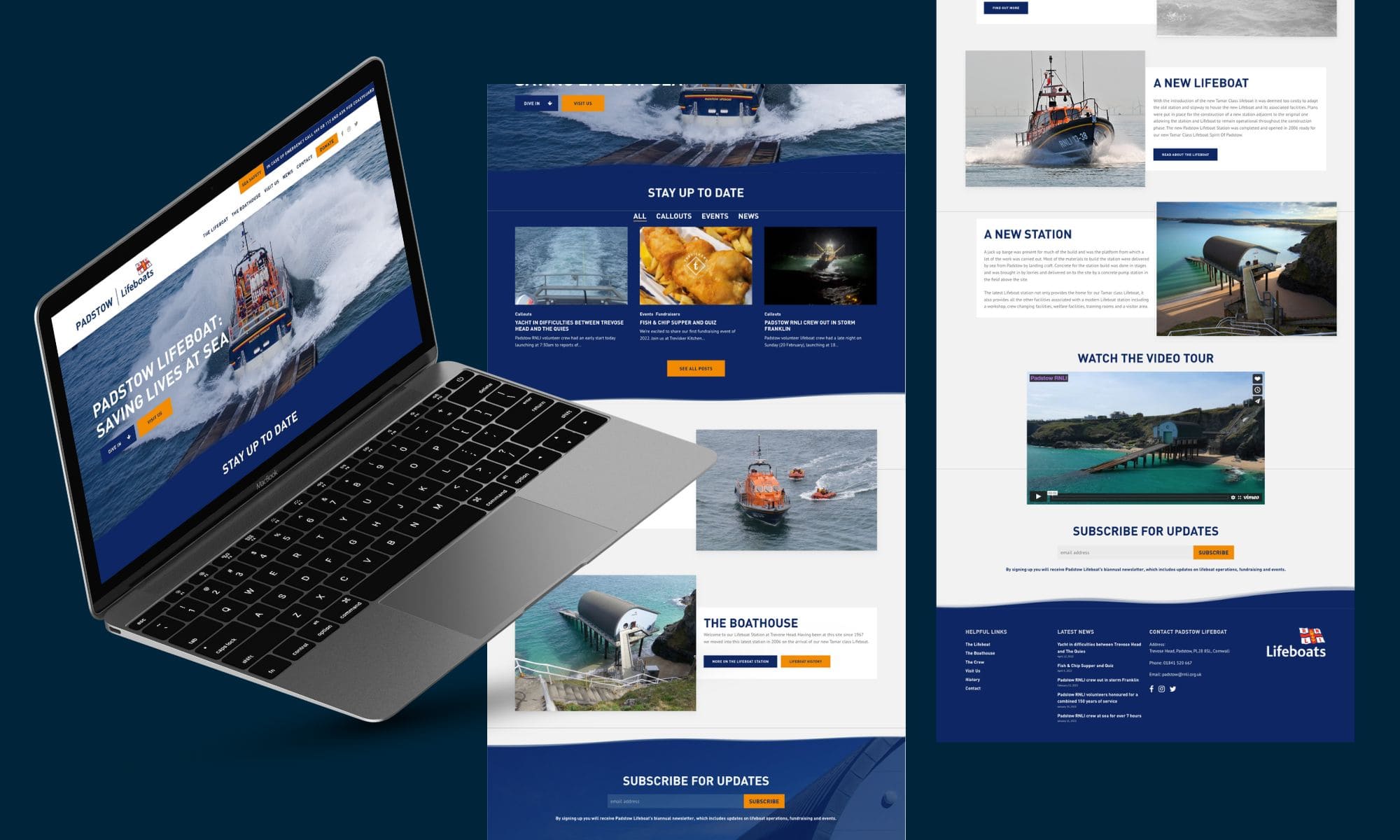 Padstow Lifeboats Website 3