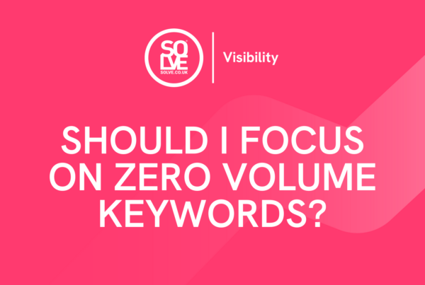 Should I focus on 0 Volume keywords
