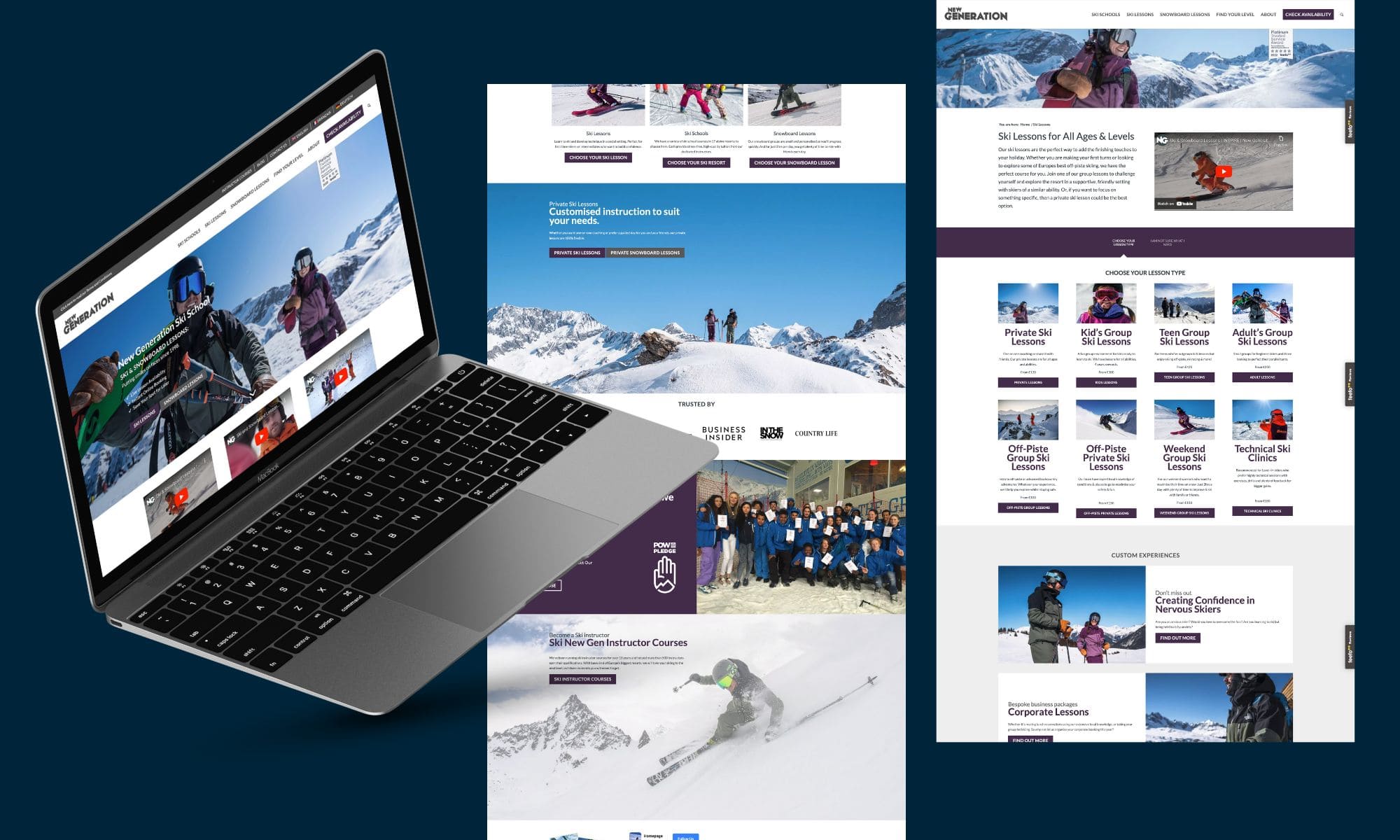 Ski New Generation Website 3