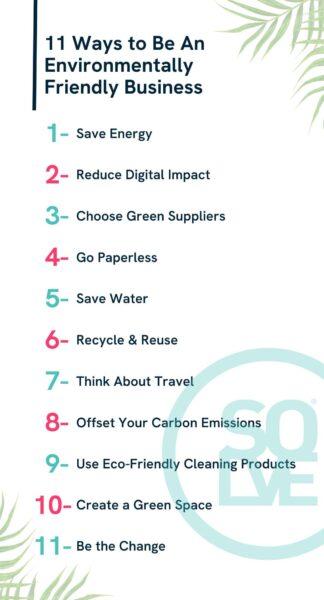 11 Ways to Be Environmentally Friendly As a Business 2