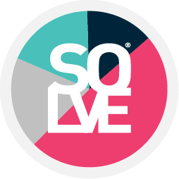 solve colourful logo
