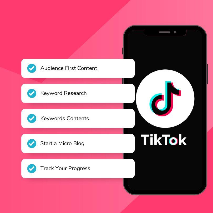 using tiktok seo for the growth of the audience