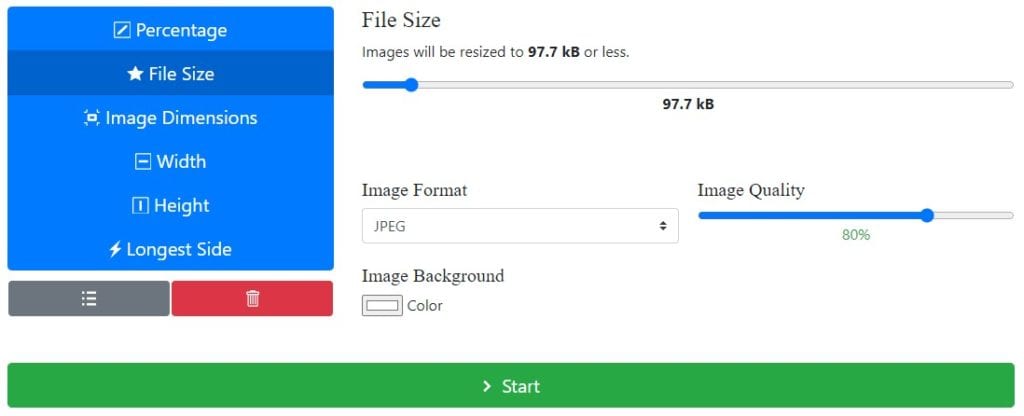 How to resize an image for your website why you should