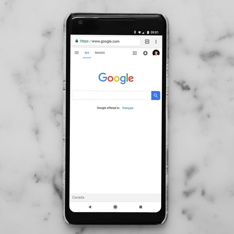 Google Phone Screen