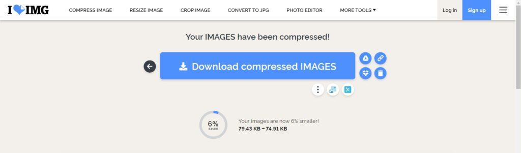 image compressed