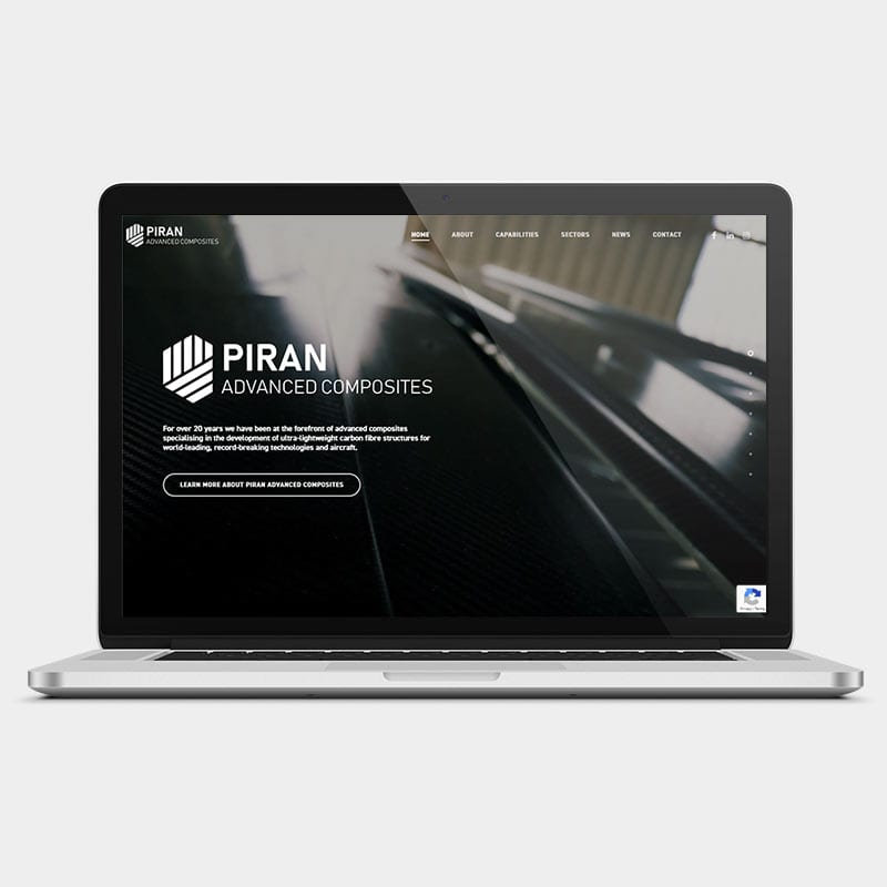 Piran Composites Website - Solve