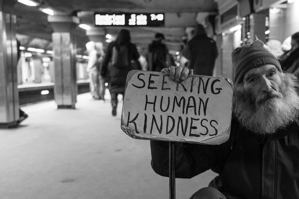 Seeking human kindness