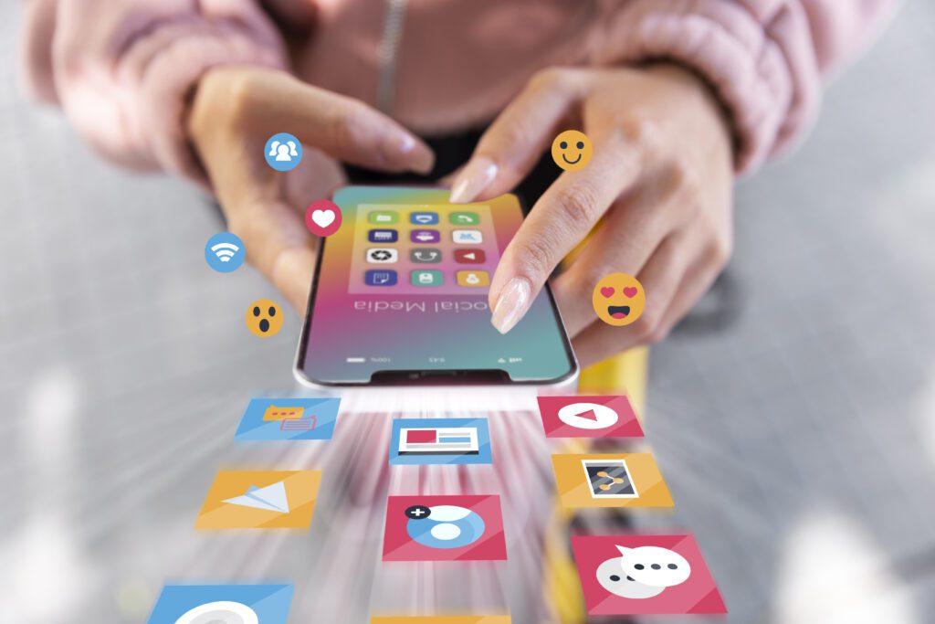 Social Media Content Planning: Expert Guide to Elevate Your Business 4 Someone scrolling through a phone planning social media content