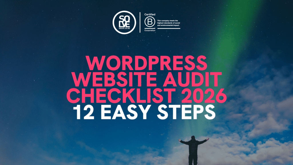 wordpress website audit checklist 2026